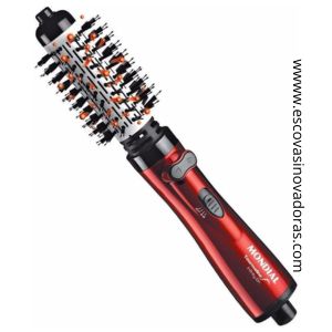 Escova Rotativa Mondial, Tourmaline Infinity Íon, 220V, 1000W, Vermelho - ER-03 