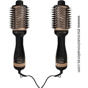 Escova secadora stylish keration brush 3d bivolt gama italy 