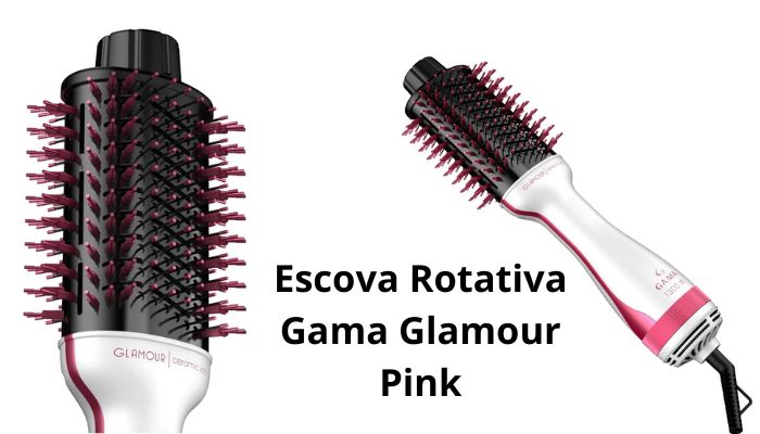 Escova Rotativa Gama Glamour Pink